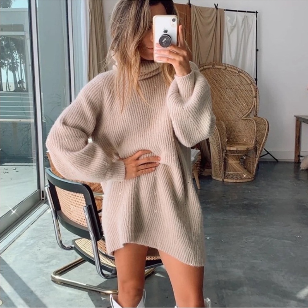 NWT 12th tribe turtleneck sweater dress